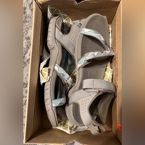Brand New Taupe Teva Sandals